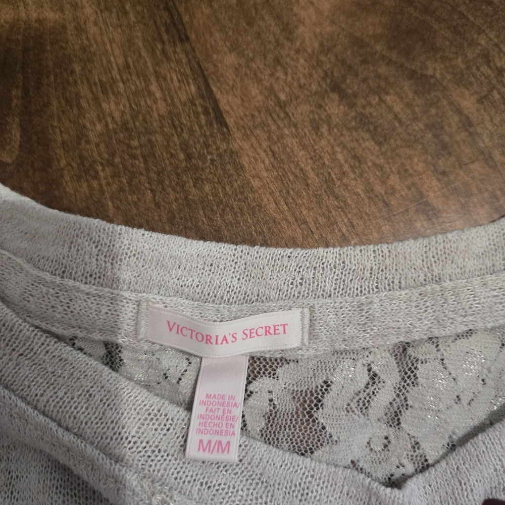 Vintage Victoria's Secret Gray Knit Top - Picture 2 of 5
